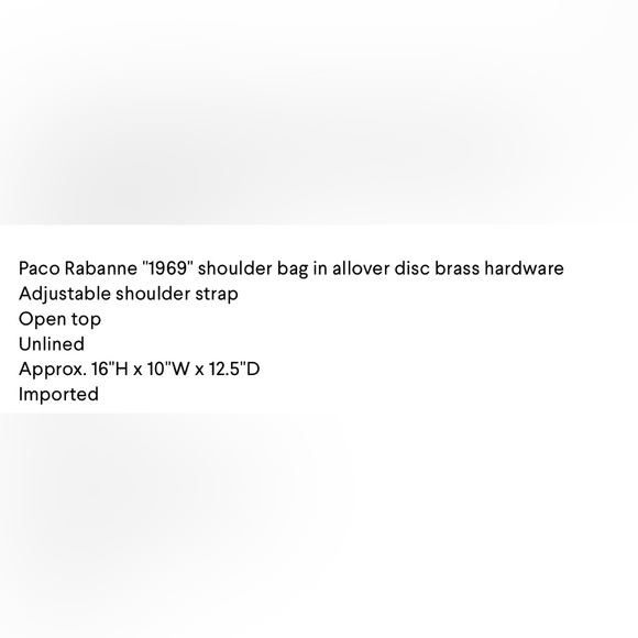 Paco rabanne bag - Picture 11 of 11